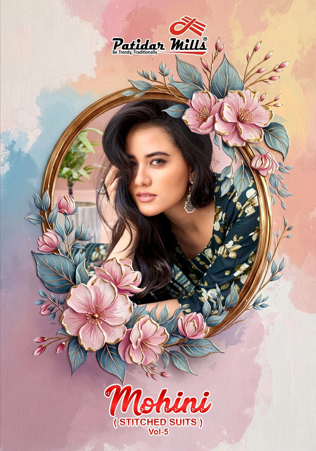 Patidar Mohini Vol 5 — Pure Cotton Printed, Stitched Suits, Patidar wholesale from Surat — view 1