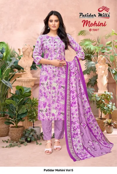 Patidar Mohini Vol 5 — Pure Cotton Printed, Stitched Suits, Patidar wholesale from Surat — view 10