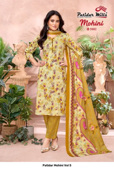 Patidar Mohini Vol 5 — Pure Cotton Printed, Stitched Suits, Patidar wholesale from Surat — view 3
