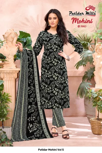 Patidar Mohini Vol 5 — Pure Cotton Printed, Stitched Suits, Patidar wholesale from Surat — view 5