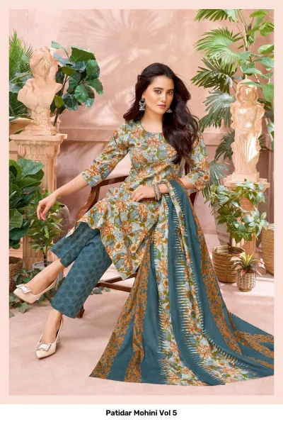 Patidar Mohini Vol 5 — Pure Cotton Printed, Stitched Suits, Patidar wholesale from Surat — view 7