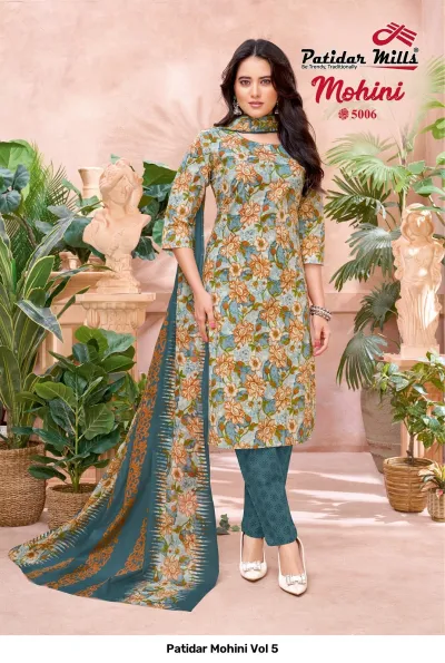 Patidar Mohini Vol 5 — Pure Cotton Printed, Stitched Suits, Patidar wholesale from Surat — view 9
