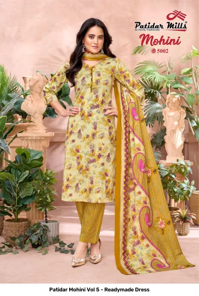 Patidar Mohini Vol 5 - Readymade Dress — Pure Cotton Printed, Stitched Suits, Patidar Mills wholesale from Surat — view 3