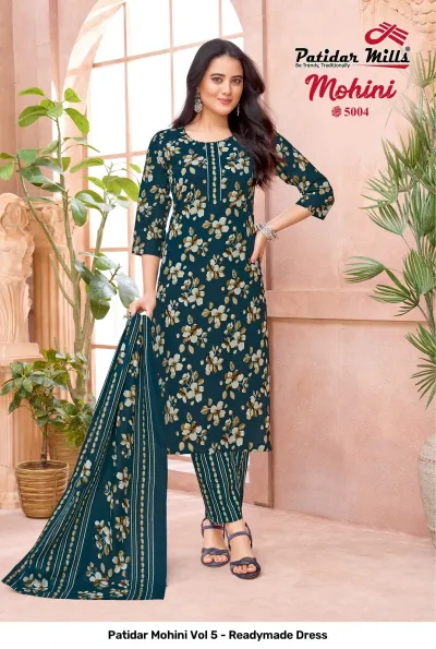 Patidar Mohini Vol 5 - Readymade Dress — Pure Cotton Printed, Stitched Suits, Patidar Mills wholesale from Surat — view 6