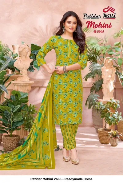 Patidar Mohini Vol 5 - Readymade Dress — Pure Cotton Printed, Stitched Suits, Patidar Mills wholesale from Surat — view 8