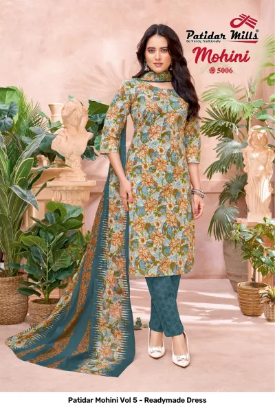 Patidar Mohini Vol 5 - Readymade Dress — Pure Cotton Printed, Stitched Suits, Patidar Mills wholesale from Surat — view 9