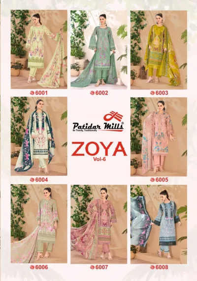 Patidar Zoya Vol 6 — Karachi Pattern Dress, Patidar Mills wholesale from Surat — view 10