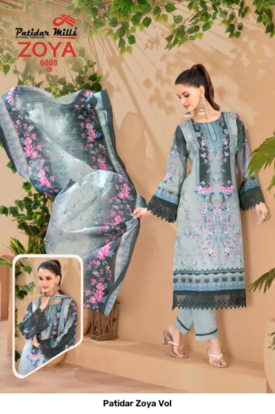 Patidar Zoya Vol 6 — Karachi Pattern Dress, Patidar Mills wholesale from Surat — view 2