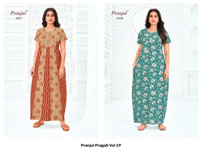 Pranjul Pragati Vol 19 — Kurtis Catalog, Pranjul Fashion wholesale from Surat — view 10