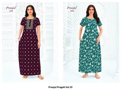 Pranjul Pragati Vol 19 — Kurtis Catalog, Pranjul Fashion wholesale from Surat — view 2