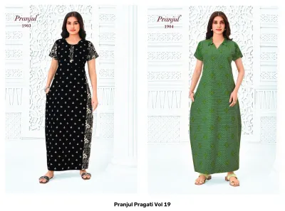 Pranjul Pragati Vol 19 — Kurtis Catalog, Pranjul Fashion wholesale from Surat — view 3
