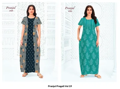 Pranjul Pragati Vol 19 — Kurtis Catalog, Pranjul Fashion wholesale from Surat — view 4