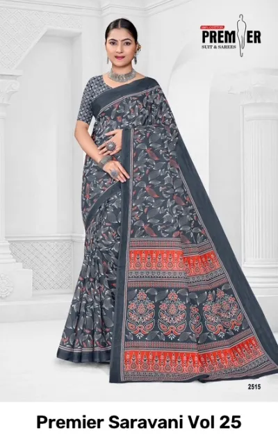 Premier Saravani Vol 25 — Sarees, Premier Suits &amp; Sarees wholesale from Surat — view 16