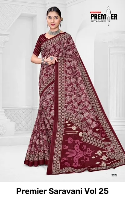 Premier Saravani Vol 25 — Sarees, Premier Suits &amp; Sarees wholesale from Surat — view 20