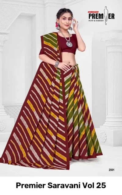 Premier Saravani Vol 25 — Sarees, Premier Suits &amp; Sarees wholesale from Surat — view 3