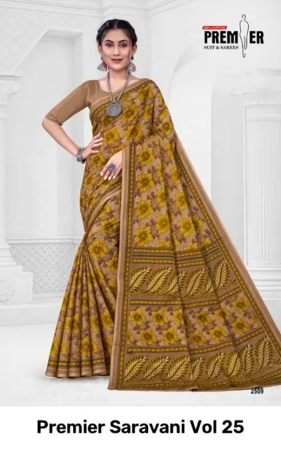 Premier Saravani Vol 25 — Sarees, Premier Suits &amp; Sarees wholesale from Surat — view 9