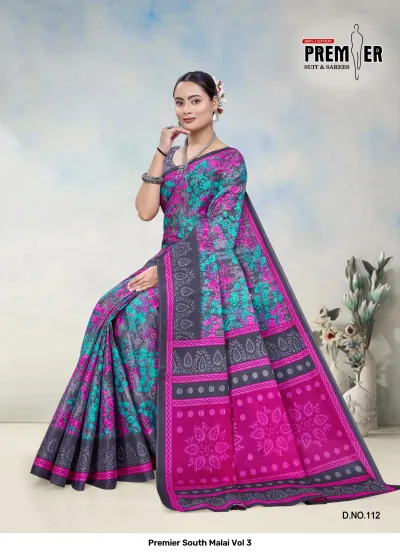 Premier South Malai Vol 3 — Sarees, Premier Suits &amp; Sarees wholesale from Surat — view 13