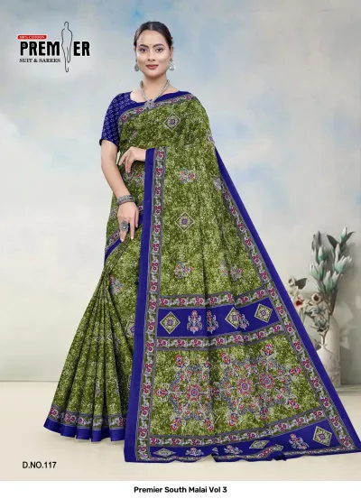 Premier South Malai Vol 3 — Sarees, Premier Suits &amp; Sarees wholesale from Surat — view 18
