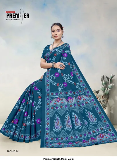 Premier South Malai Vol 3 — Sarees, Premier Suits &amp; Sarees wholesale from Surat — view 20