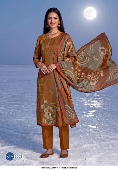 Rahi Rising Gold Vol 3 - Readymade Dress — Stitched Suits, Rahi Fab wholesale from Surat — view 5
