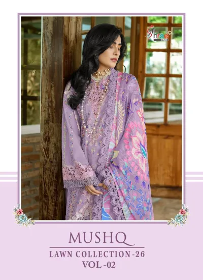 Shree Fabs Mushq Lawn Collection Vol 2 — Pakistani Suits, Shree Fabs wholesale from Surat — view 1