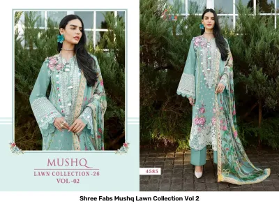 Shree Fabs Mushq Lawn Collection Vol 2 — Pakistani Suits, Shree Fabs wholesale from Surat — view 2