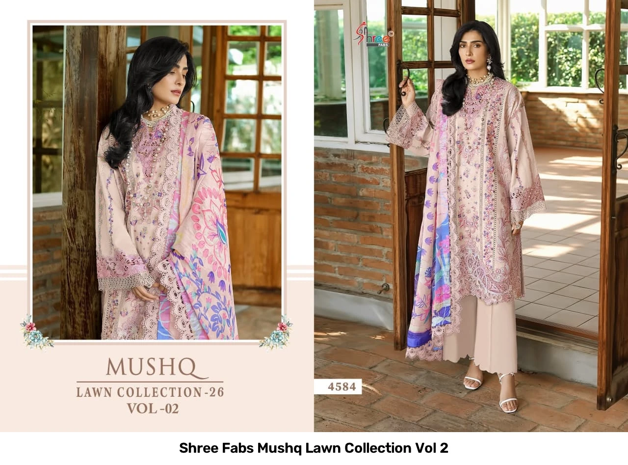 Shree Fabs Mushq Lawn Collection Vol 2 5