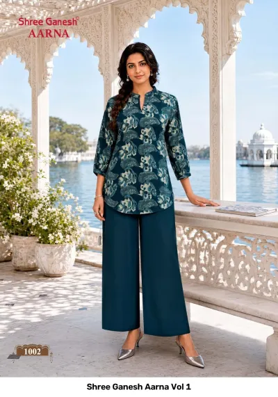 Shree Ganesh Aarna Vol 1 — Co Ord Sets, Shree Ganesh Print wholesale from Surat — view 11