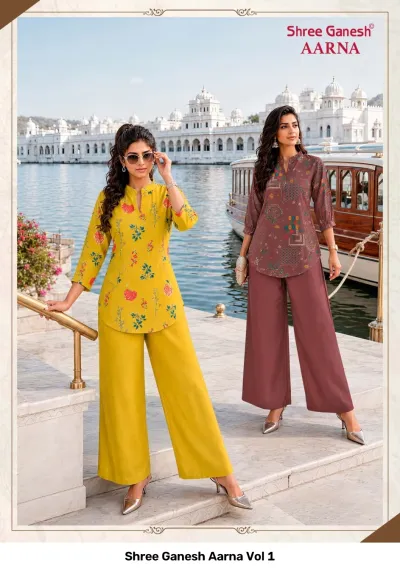 Shree Ganesh Aarna Vol 1 — Co Ord Sets, Shree Ganesh Print wholesale from Surat — view 13