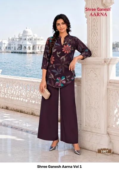 Shree Ganesh Aarna Vol 1 — Co Ord Sets, Shree Ganesh Print wholesale from Surat — view 6