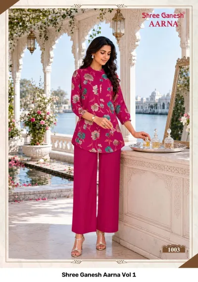 Shree Ganesh Aarna Vol 1 — Co Ord Sets, Shree Ganesh Print wholesale from Surat — view 7