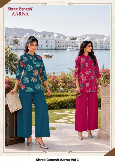 Shree Ganesh Aarna Vol 1 — Co Ord Sets, Shree Ganesh Print wholesale from Surat — view 8