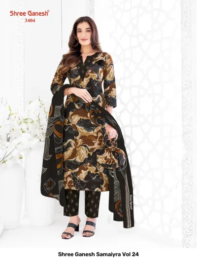 Shree Ganesh Samaiyra Vol 24 — Pure Cotton Printed, Unstitched Dress Materials, Shree wholesale from Surat — view 5