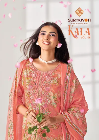 Suryajyoti Kala Vol 6 — Stitched Suits, Suryajyoti wholesale from Surat — view 1