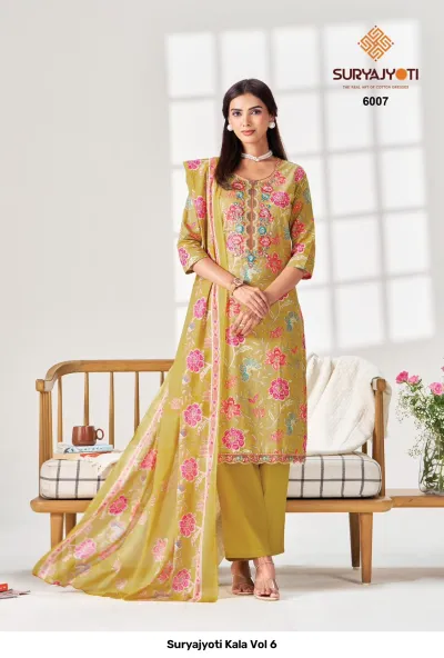 Suryajyoti Kala Vol 6 — Stitched Suits, Suryajyoti wholesale from Surat — view 10