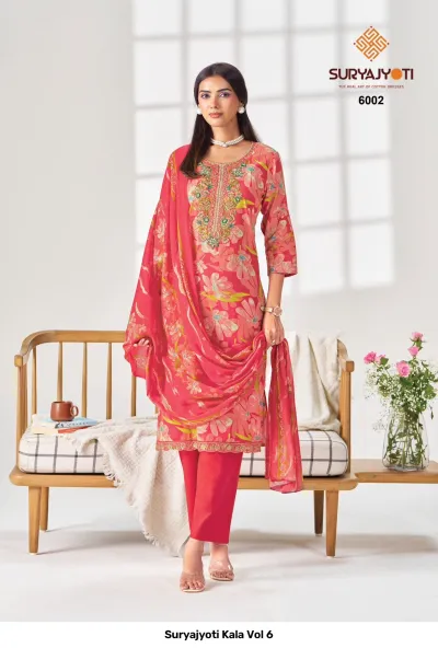 Suryajyoti Kala Vol 6 — Stitched Suits, Suryajyoti wholesale from Surat — view 2