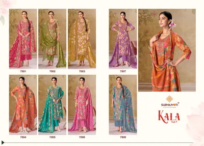 Suryajyoti Kala Vol 7 - Readymade Dress — Stitched Suits, Suryajyoti wholesale from Surat — view 12