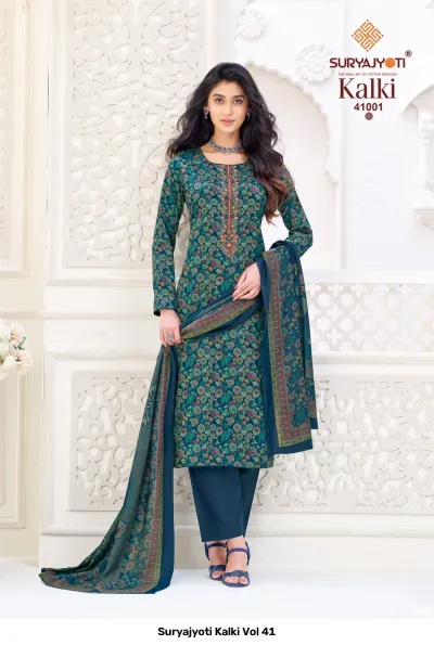 Suryajyoti Kalki Vol 41 — Unstitched Dress Materials, Suryajyoti wholesale from Surat — view 2