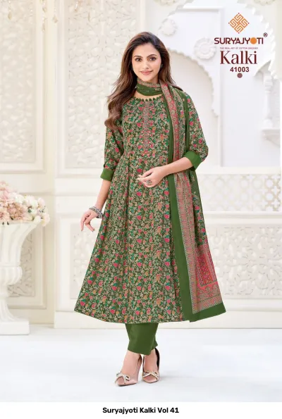 Suryajyoti Kalki Vol 41 — Unstitched Dress Materials, Suryajyoti wholesale from Surat — view 4