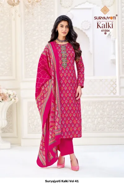 Suryajyoti Kalki Vol 41 — Unstitched Dress Materials, Suryajyoti wholesale from Surat — view 5