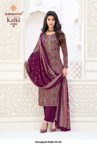 Suryajyoti Kalki Vol 41 — Unstitched Dress Materials, Suryajyoti wholesale from Surat — view 7
