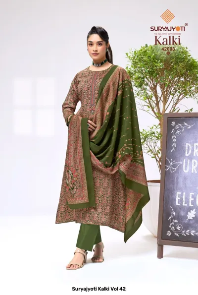 Suryajyoti Kalki Vol 42 — Unstitched Dress Materials, Suryajyoti wholesale from Surat — view 4