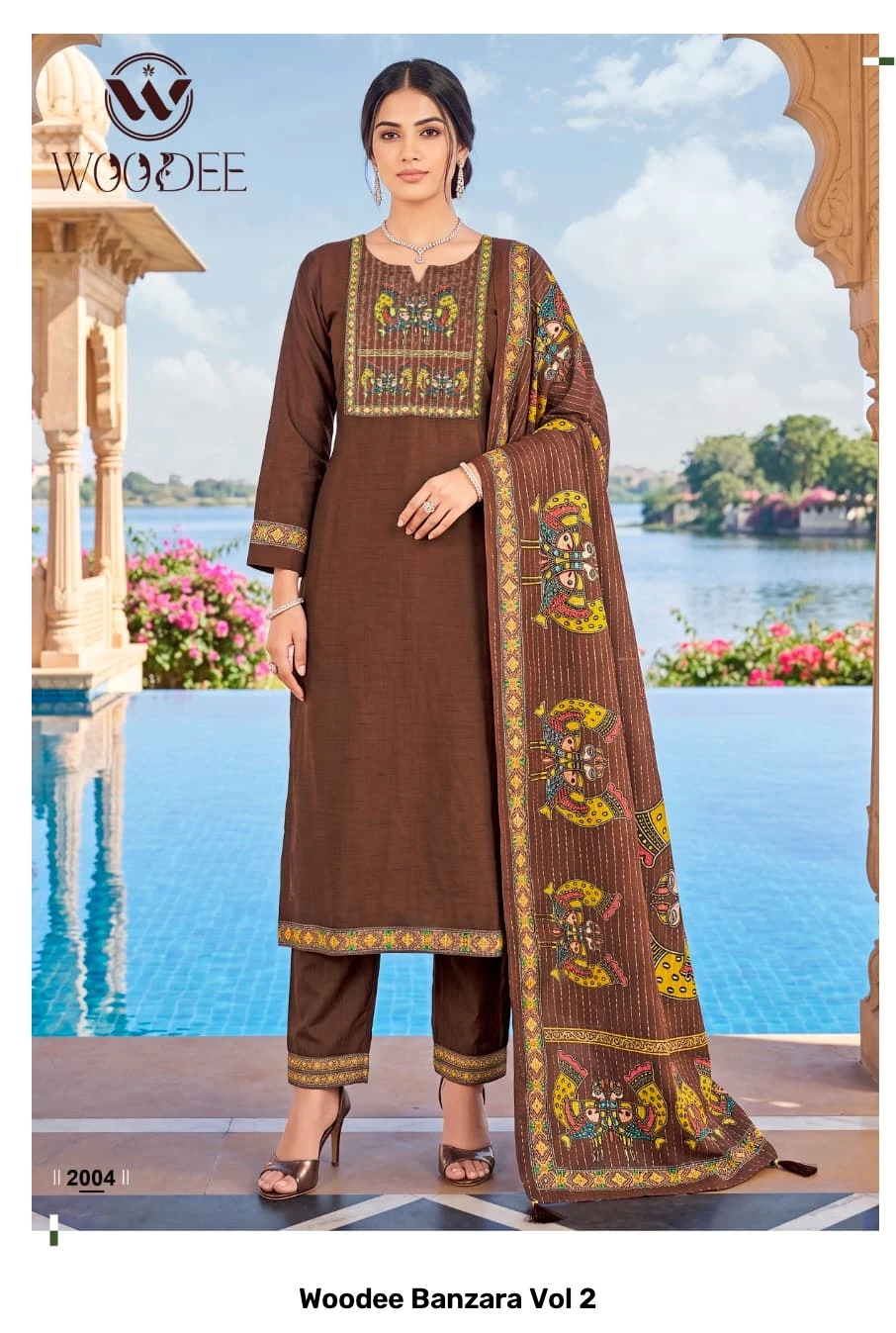 Woodee Banzara Vol 2 — Stitched Suits, Woodee wholesale from Surat - Gallery Image 5