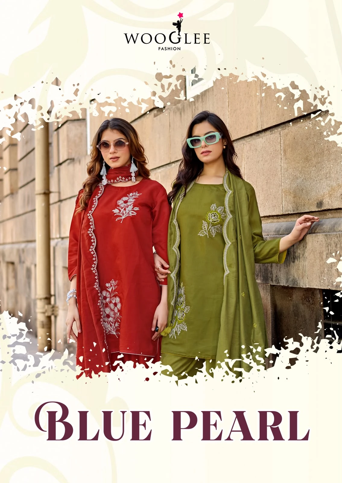 Wooglee Blue Pearl — Stitched Suits, Wooglee wholesale from Surat — view 1