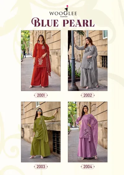Wooglee Blue Pearl — Stitched Suits, Wooglee wholesale from Surat — view 6