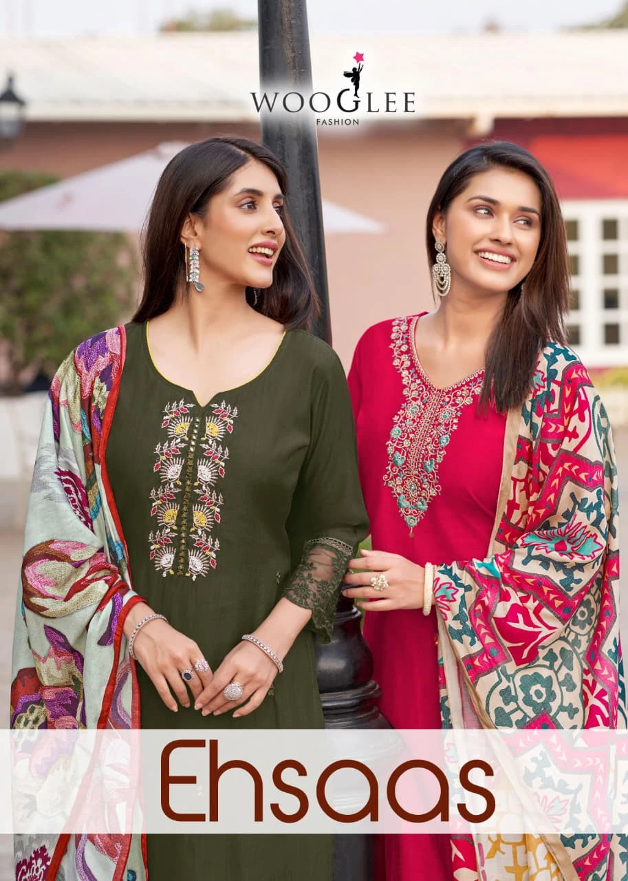 Wooglee Ehsaas — Stitched Suits, Wooglee wholesale from Surat — view 1