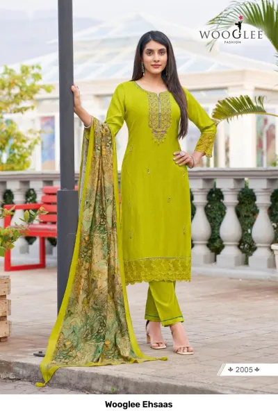 Wooglee Ehsaas — Stitched Suits, Wooglee wholesale from Surat — view 2