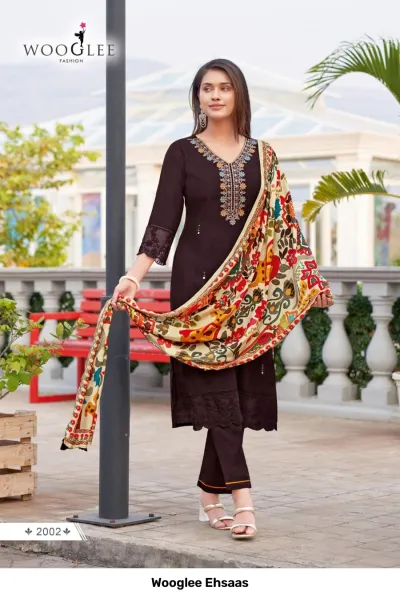Wooglee Ehsaas — Stitched Suits, Wooglee wholesale from Surat — view 4