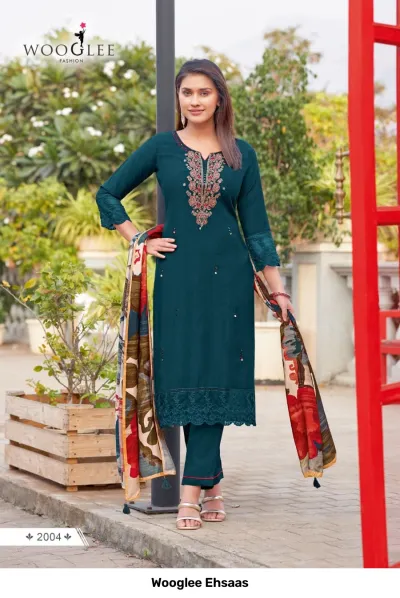 Wooglee Ehsaas — Stitched Suits, Wooglee wholesale from Surat — view 5