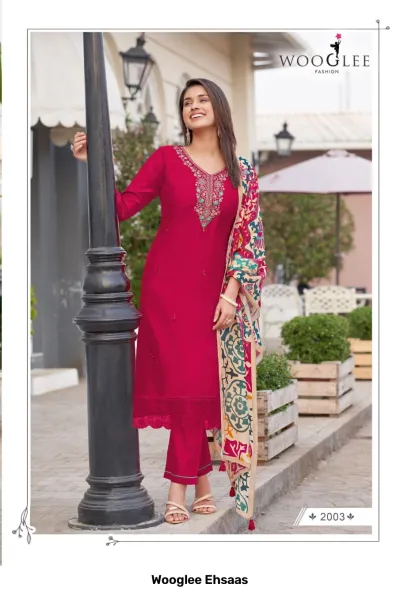 Wooglee Ehsaas — Stitched Suits, Wooglee wholesale from Surat — view 6